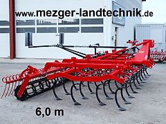 POM Meteor II Leichtgrubber 6 m, Flachgrubber, Federzinkengrubber